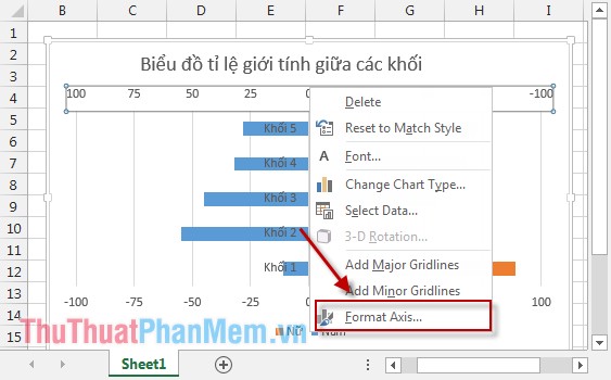 How to draw tornado charts in Excel Picture 12