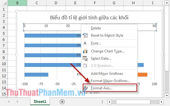 How to draw tornado charts in Excel Picture 8