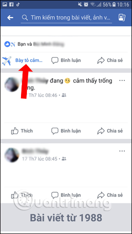 How to drop airplane emoticons on Facebook Picture 5