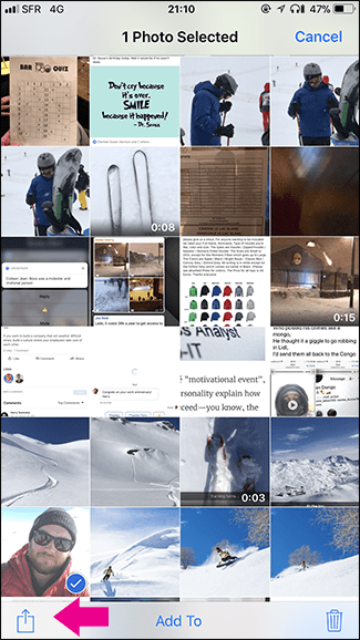 How to duplicate, create copies of images and videos on iPhone phones Picture 3