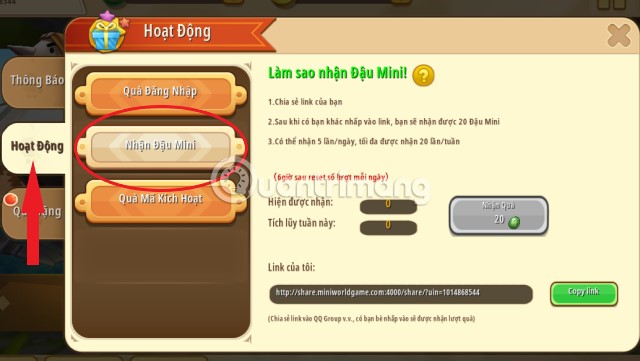 How to earn Mini Beans and get free gifts in Mini World: Block Art Picture 7