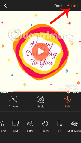How to edit a video using the VivaVideo application on your phone Picture 18