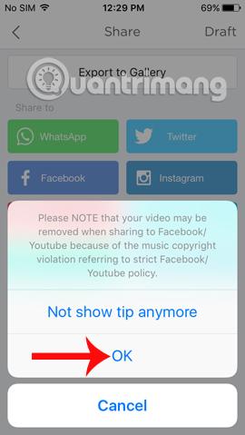 How to edit a video using the VivaVideo application on your phone Picture 20