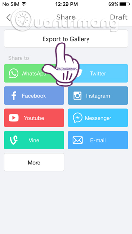 How to edit a video using the VivaVideo application on your phone Picture 22