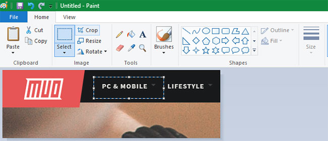 How to edit and enhance screenshots with MS Paint Picture 3