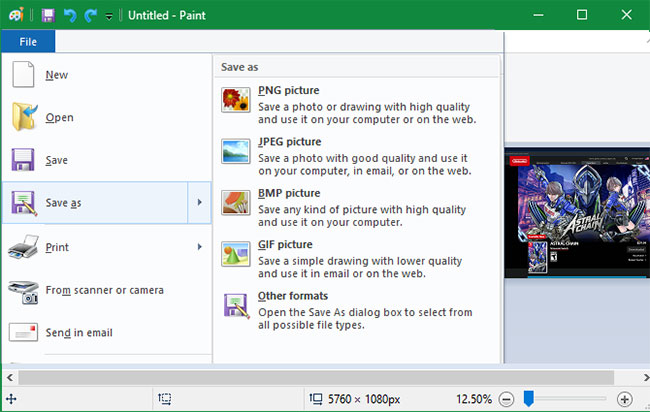 How to edit and enhance screenshots with MS Paint Picture 9