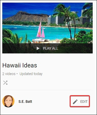 How to edit and share Youtube playlists Picture 2
