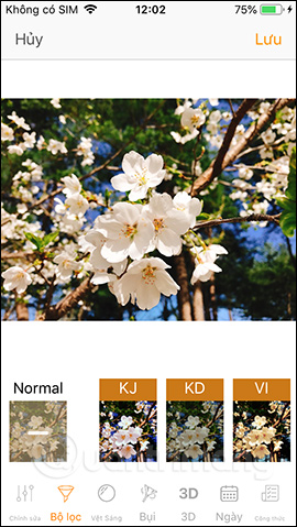 How to edit classic photos on KUNI Cam Picture 15