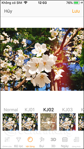 How to edit classic photos on KUNI Cam Picture 19