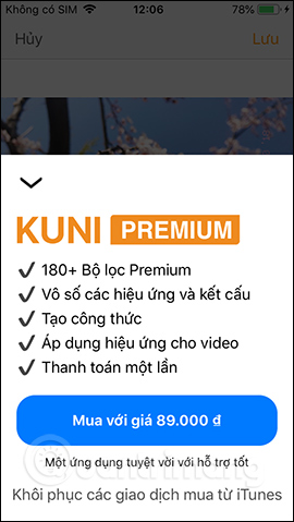 How to edit classic photos on KUNI Cam Picture 31