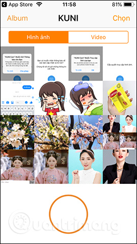 How to edit classic photos on KUNI Cam Picture 5