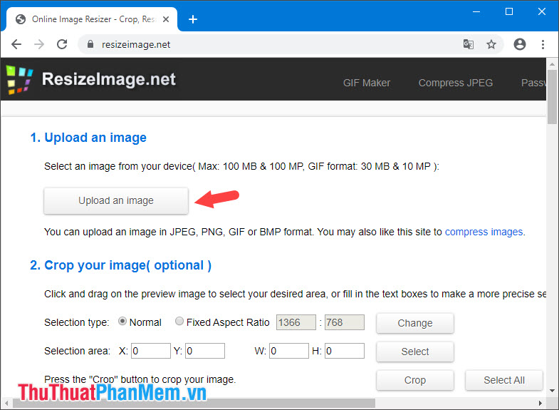 How to edit image size fast and simple without installing software Picture 5