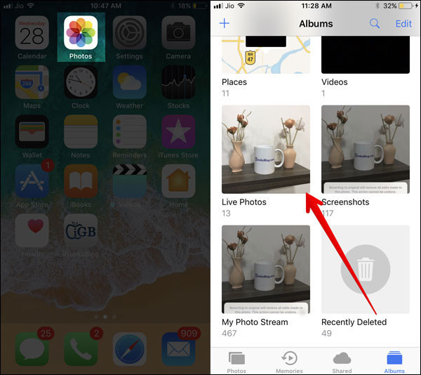 How to edit Live Photos on iOS 11 Picture 1