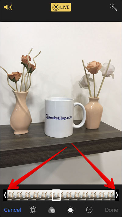 How to edit Live Photos on iOS 11 Picture 12