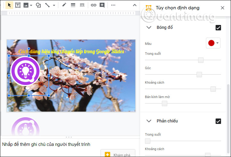 How to edit photos in Google Slides Picture 7