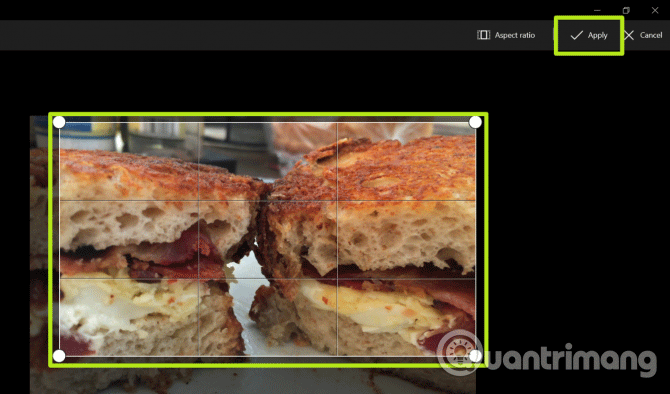 How to edit photos to fit the desktop on Windows 10 Picture 6