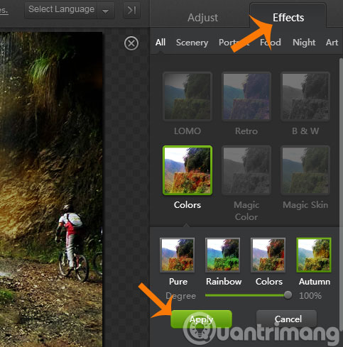 How to edit photos with Camera360 on the computer Picture 4