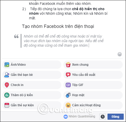 How to edit the article format in the Facebook group Picture 6