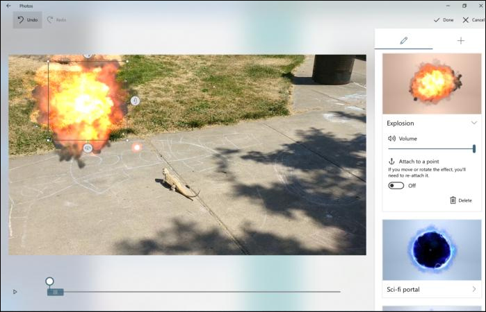 How to edit videos with Photos Windows 10 Fall Creators application Picture 11