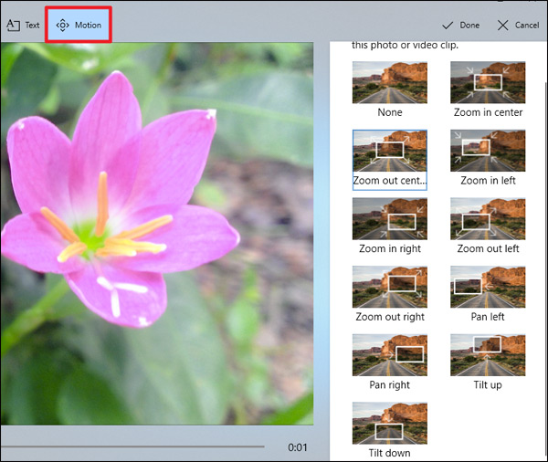 How to edit videos with Photos Windows 10 Fall Creators application Picture 12