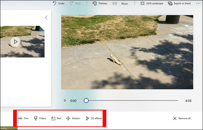 How to edit videos with Photos Windows 10 Fall Creators application Picture 5