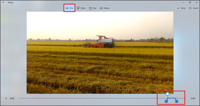 How to edit videos with Photos Windows 10 Fall Creators application Picture 6
