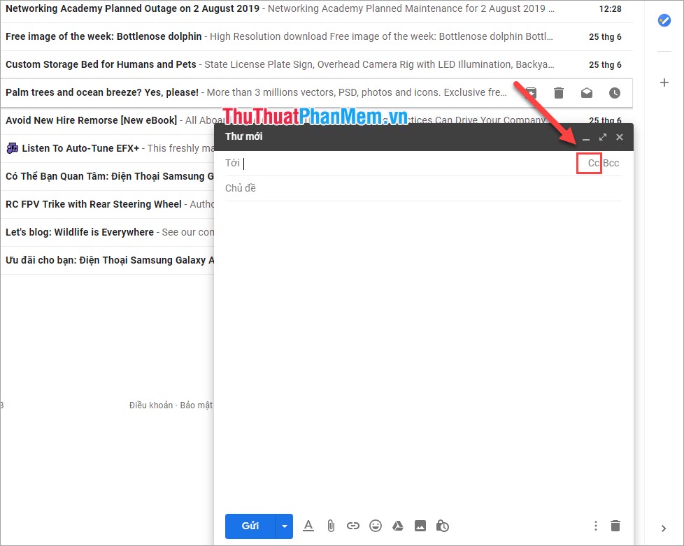 How to email multiple people at the same time on Gmail Picture 3