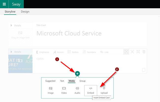 How To Embed Content In Microsoft Sway