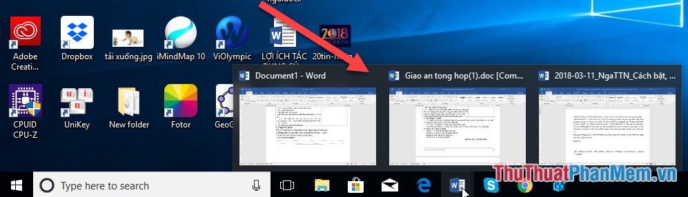 How to enable and disable Preview Thumbnails on the taskbar in Windows 10 Picture 1