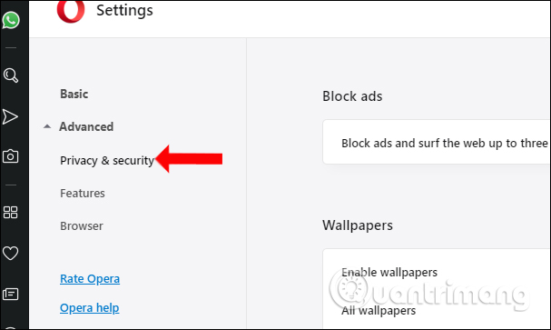 How to enable Do Not Track mode on the browser Picture 12