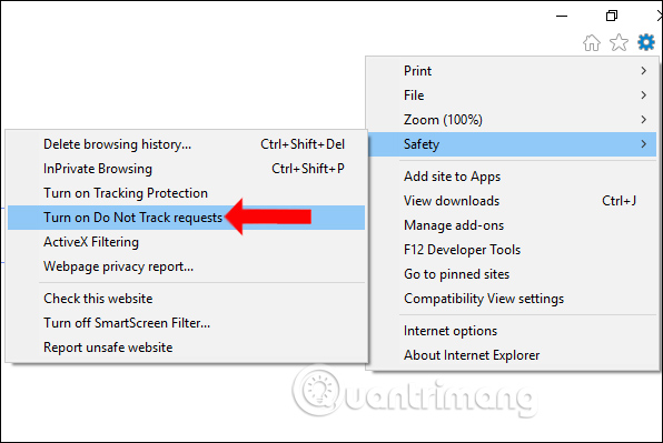 How To Enable Do Not Track Mode On The Browser