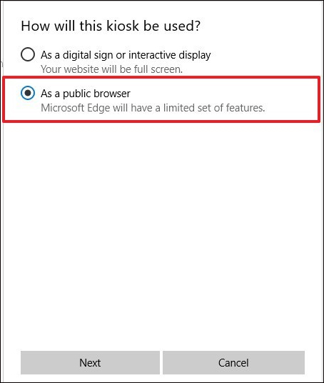 How to enable Kiosk Mode on Windows 10 Picture 6