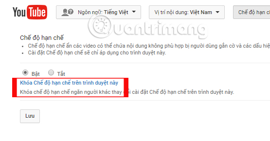 How to enable limited video mode on Youtube Picture 3