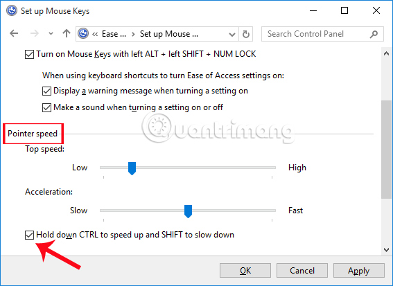 How to enable Mouse Keys Windows 10 Picture 5