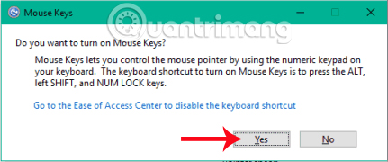 How to enable Mouse Keys Windows 10 Picture 7