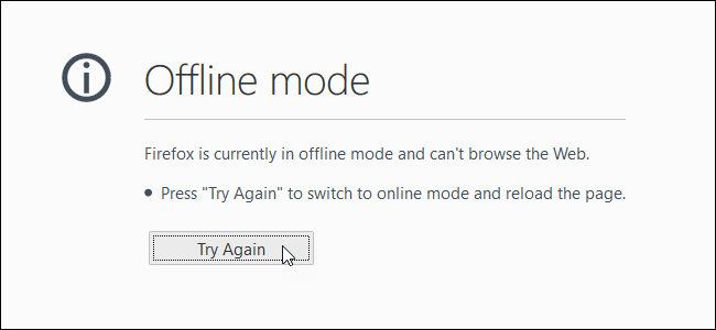 How to enable Offline browsing mode on Firefox browser? Picture 1