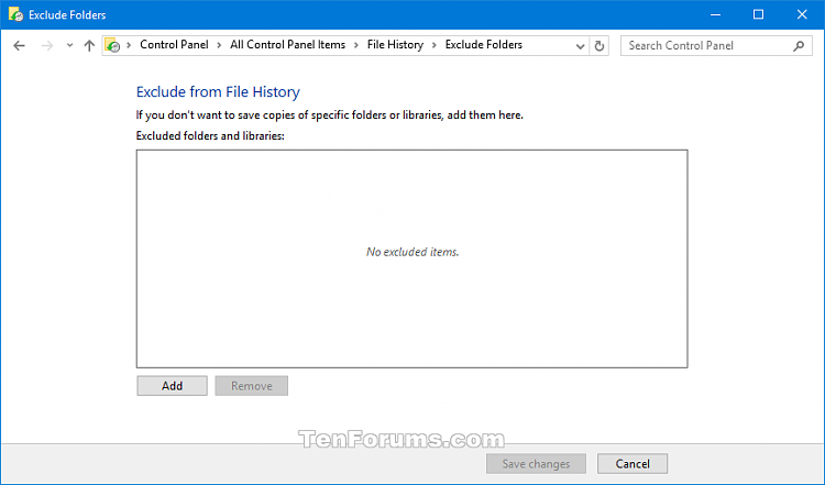 How to enable or disable the File History feature in Windows 10 Picture 9