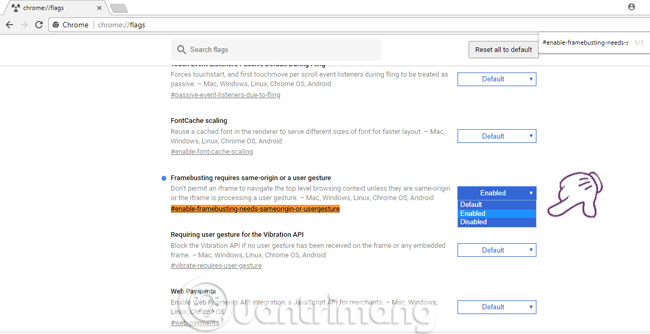 How to enable redirection blocking to malicious websites on Google Chrome Picture 2