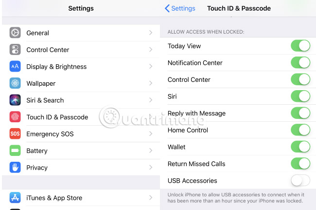 How to enable Restricted Mode USB on iPhone Picture 2