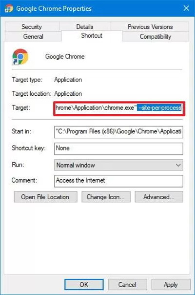 How to enable Site Isolation security feature on Chrome Picture 3