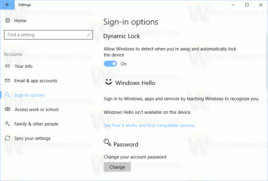 How to enable the auto-lock feature when users leave - Dynamic Lock on Windows 10 - TipsMake.com