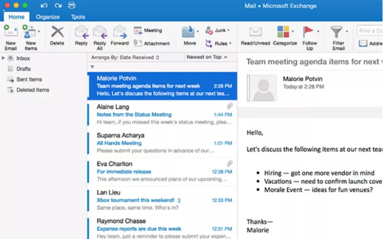 outlook will not allow mac shutdown