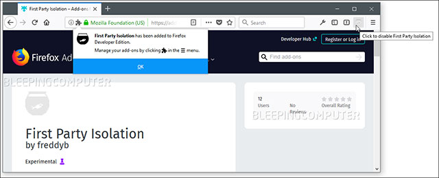 How to enable Tor features in Firefox increases security when browsing the web Picture 1