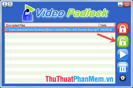 How to encrypt and secure videos with Video Padlock Picture 5