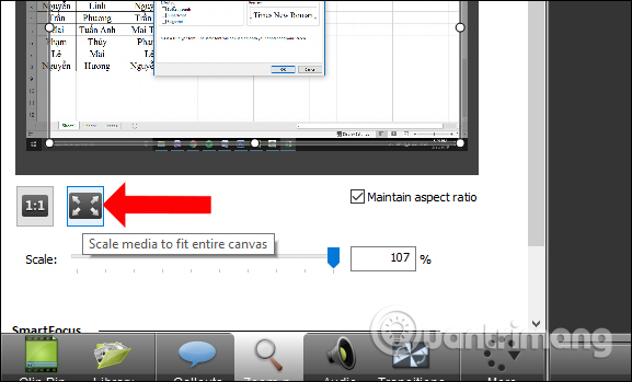 How to enlarge video object in Camtasia Picture 10