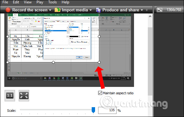How to enlarge video object in Camtasia Picture 5
