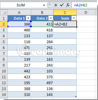 How to enter a text into multiple Excel cells at the same time Picture 7