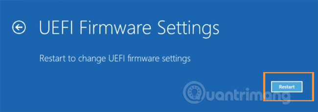 How To Enter BIOS (UEFI) On Windows 10 - TipsMake.com