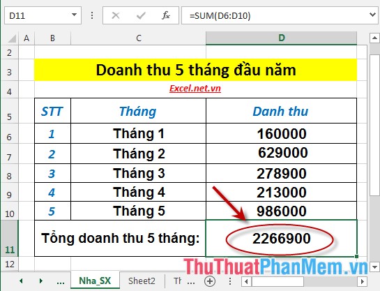 How to enter formulas in Excel Picture 10