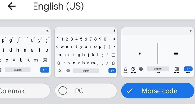 How To Enter Morse Code In Gboard Application